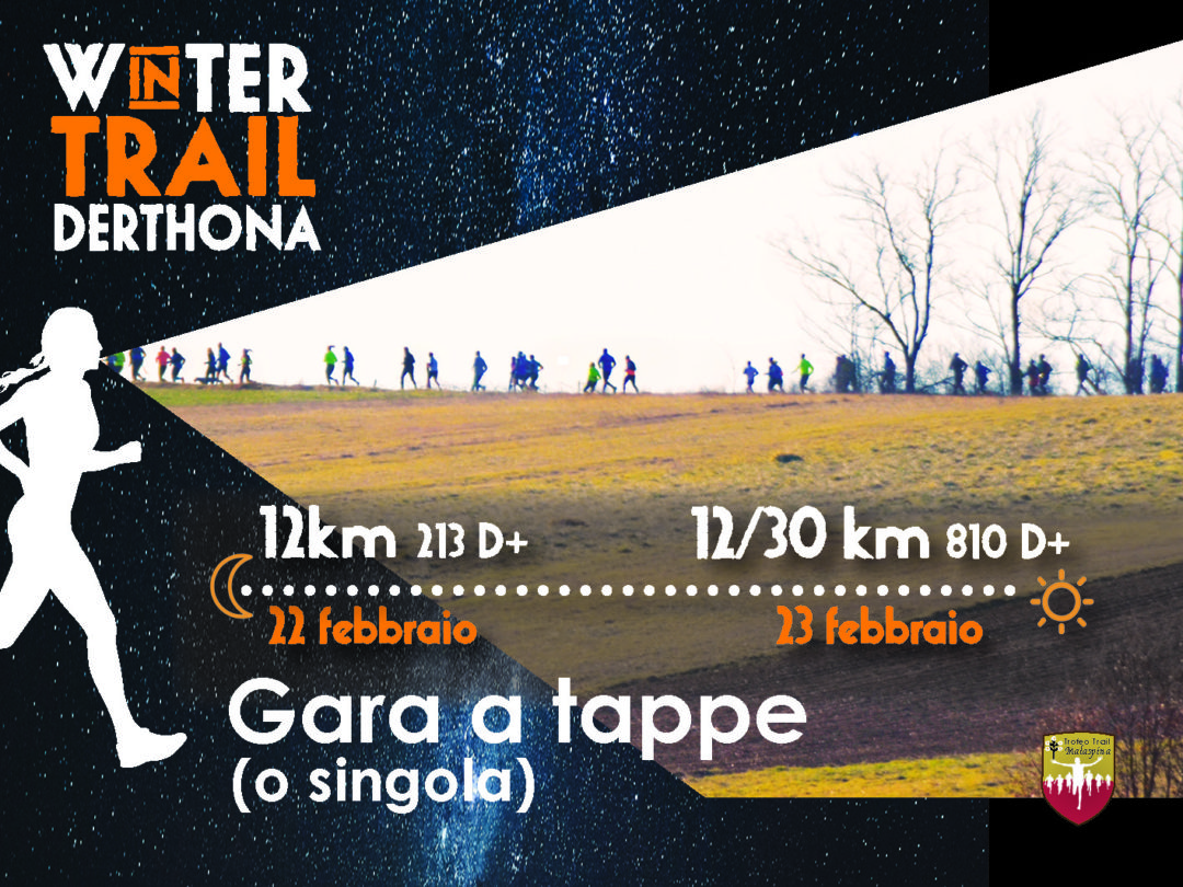 WINTER TRAIL TERRE DERTHONA - (D+ 979M) MARATONA A TAPPE RUNNERS
