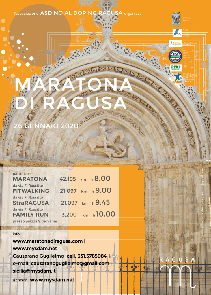 Volantino MARATONA DI RAGUSA XVII EDIZIONE