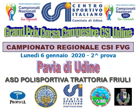 Volantino GRAND PRIX CORSA CAMPESTRE CSI UDINE XXVI EDIZIONE
