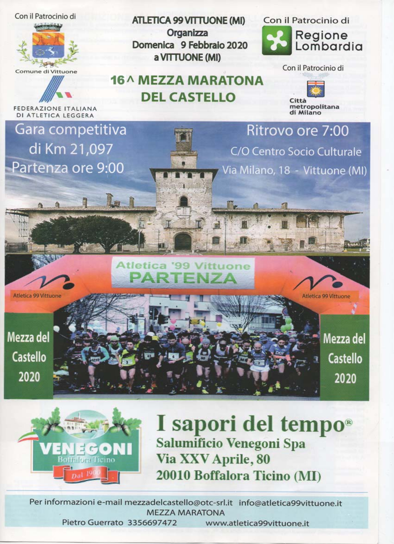 Volantino MEZZA MARATONA DEL CASTELLO XVI EDIZIONE