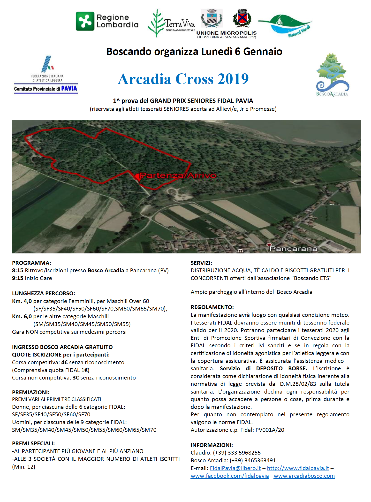 Volantino ARCADIA CROSS III EDIZIONE - ATTENZIONE: RINVIATO AL 02/02/20