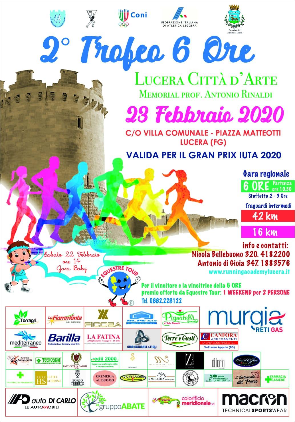 Volantino TROFEO 6 ORE II EDIZIONE