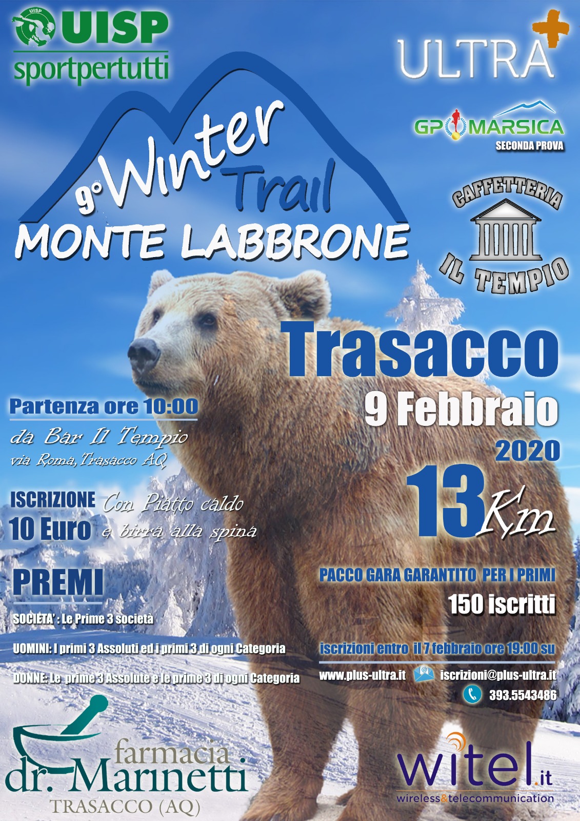 Volantino WINTER TRAIL MONTE LABBRONE IX EDIZIONE