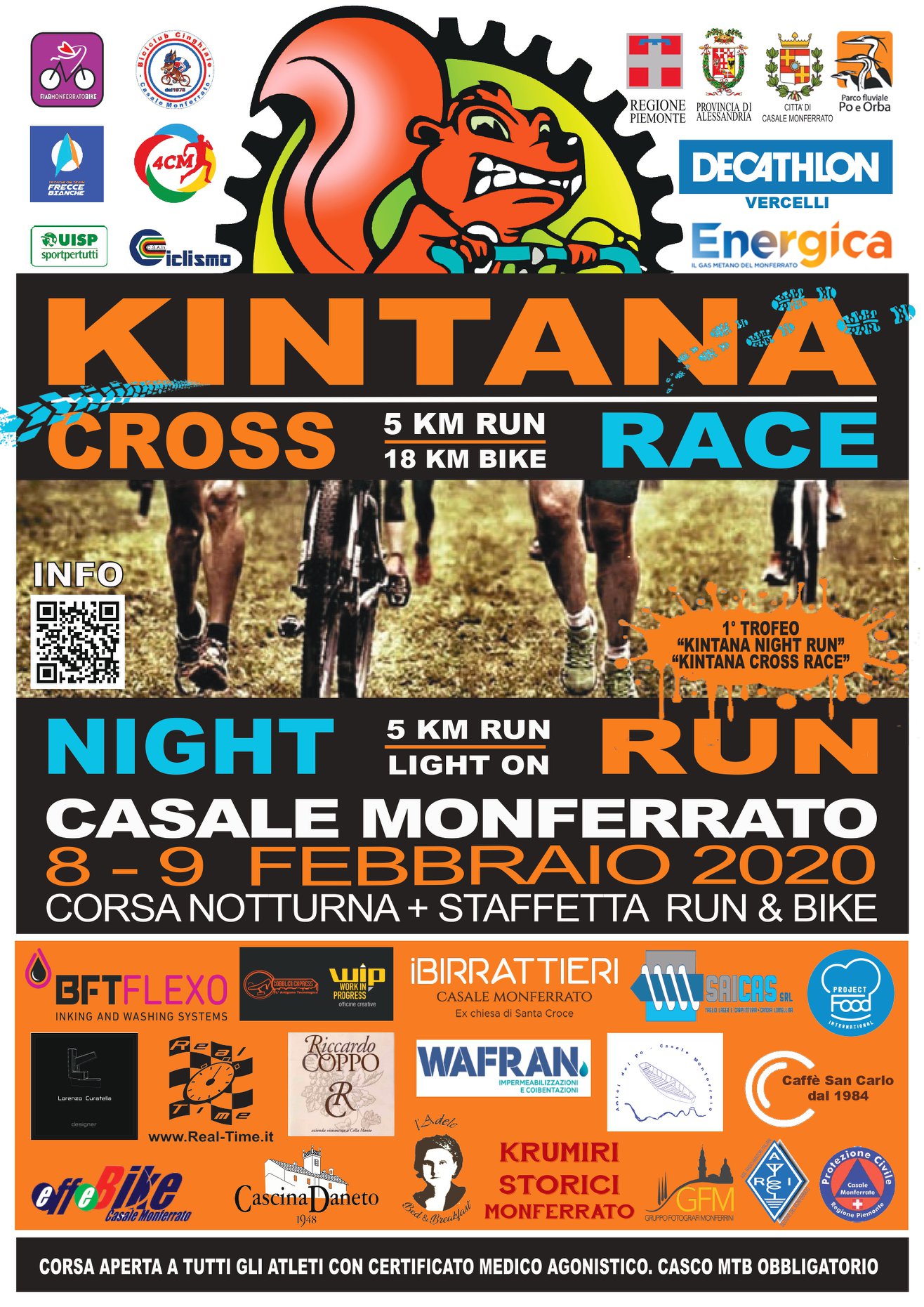Volantino KINTANA NIGHT RUN