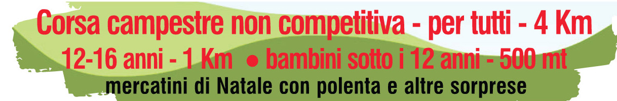 CAMPESTRE DI NATALE NON COMPETITIVA