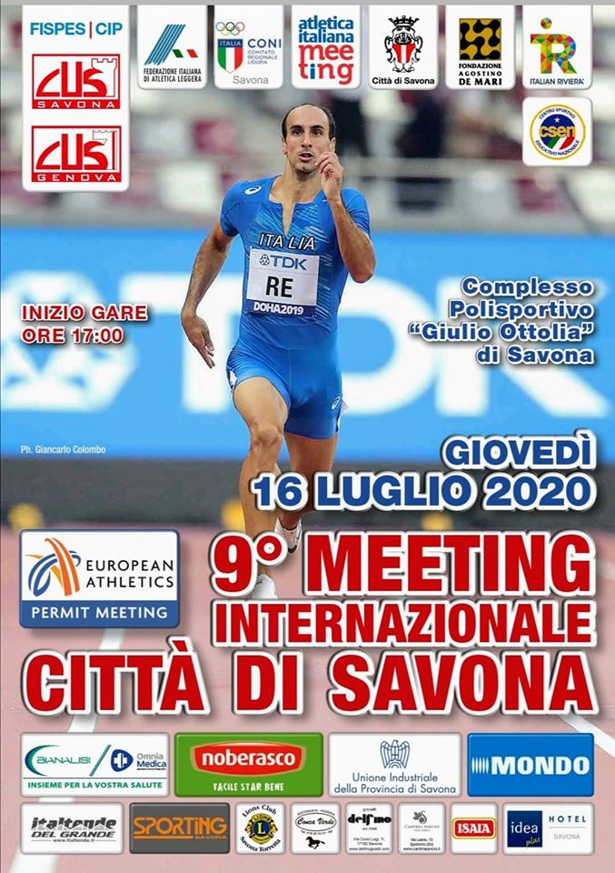 Volantino MEETING INTERNAZIONALE CITTÀ DI SAVONA IX EDIZIONE