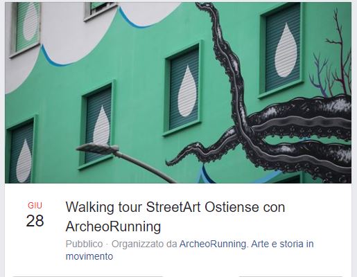 Volantino WALKING TOUR STREETART OSTIENSE