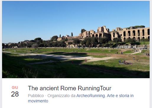 Volantino THE ANCIENT ROME RUNNINGTOUR