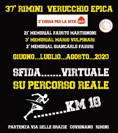 Volantino RIMINI-VERUCCHIO  "EPICA" XXXVII EDIZIONE