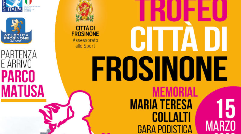 Volantino TROFEO CITTÀ DI FROSINONE II EDIZIONE - MEMORIAL MARA TERESA COLLALTI