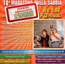 Volantino MARATONA SULLA SABBIA XVIII EDIZIONE