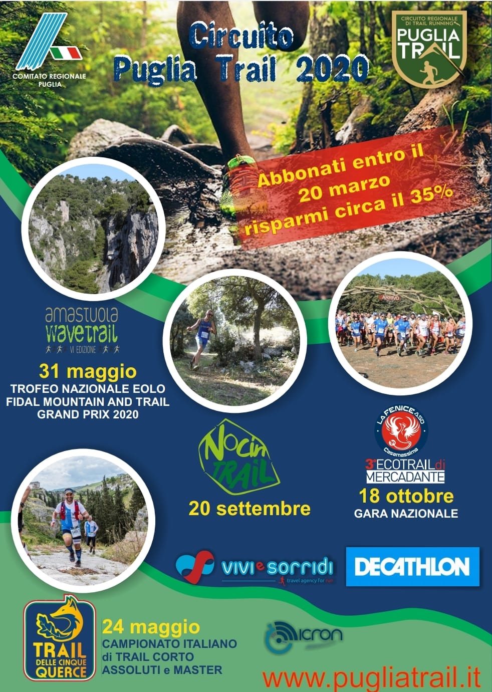 Volantino TRAIL DELLE CINQUE QUERCE