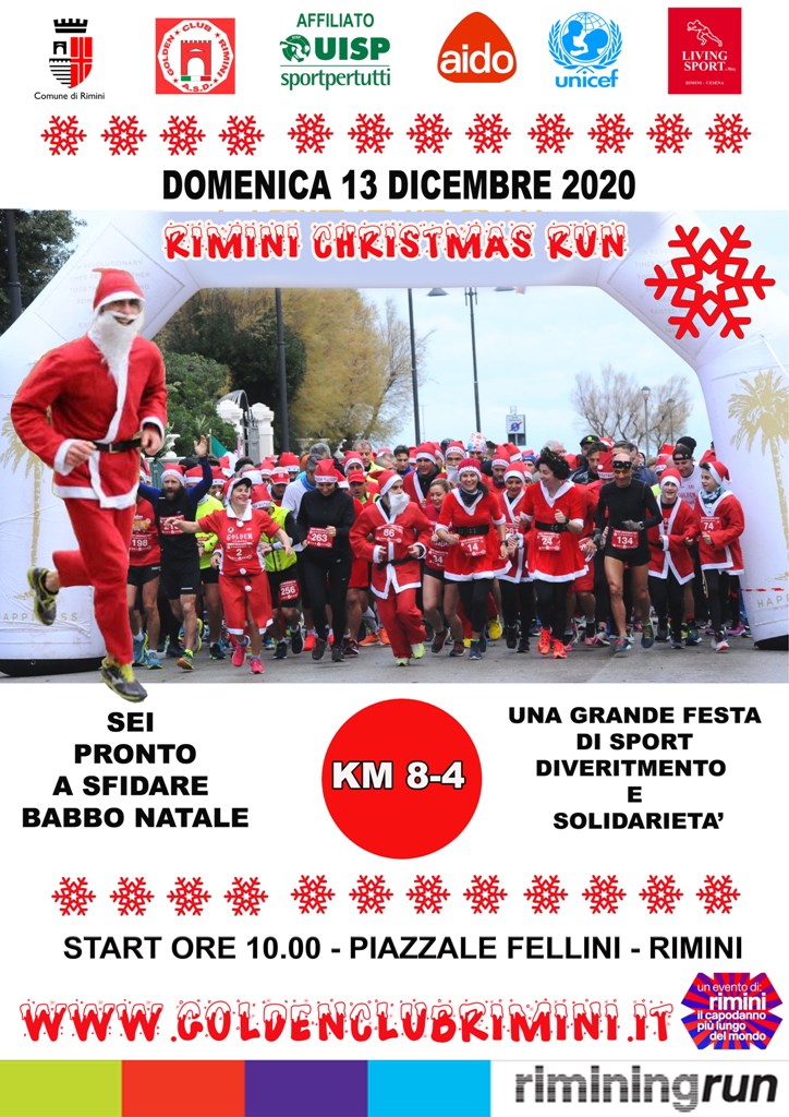 Volantino CHRISTMAS RUN VIRTUAL - CORRI PER AIDO