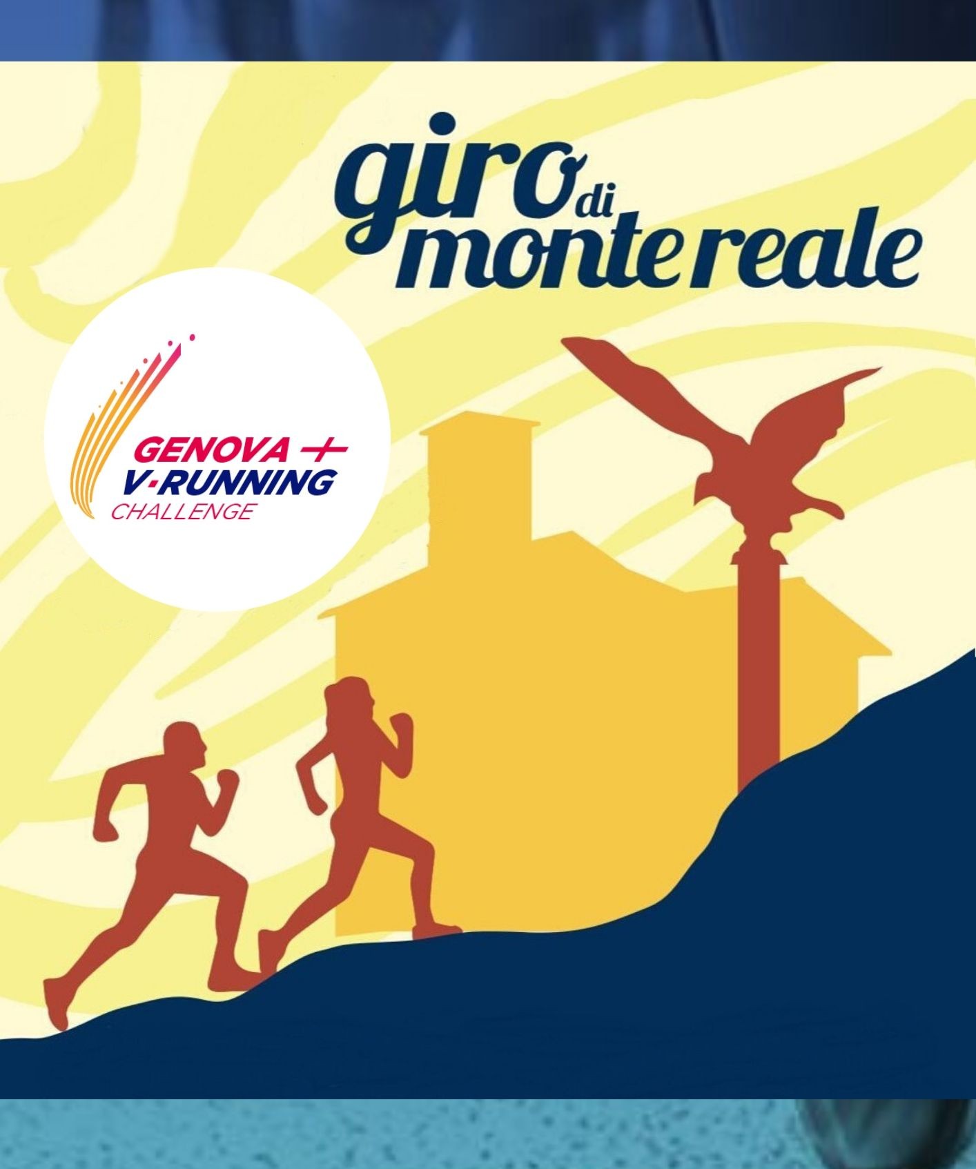 Volantino GIRO DI MONTE REALE VIRTUAL RUN 2020 - GENOVA V-RUNNING CHALLENGE