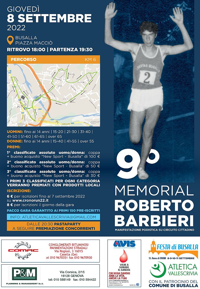 Media 9° MEMORIAL ROBERTO BARBIERI